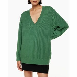 Babaton Roger Knit V Neck Sweater
